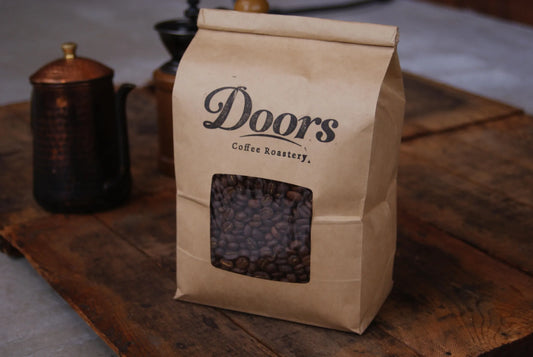 アウトドア 美味しく健康的な 【Doors】オリジナルスペシャルティコーヒー -ESPRESSO BLEND- 焙煎豆：１kg